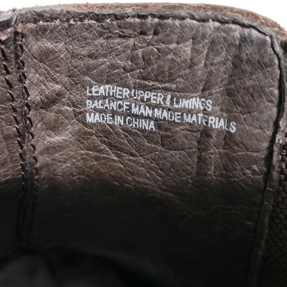 😎Host Pic👀 BORN Men's Brown Leather Brunell Boots Size 11 - Picture 7 of 12